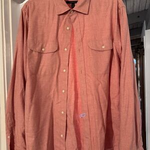 Banana Republic Ultra-Soft Flannel Shirt in Pink
